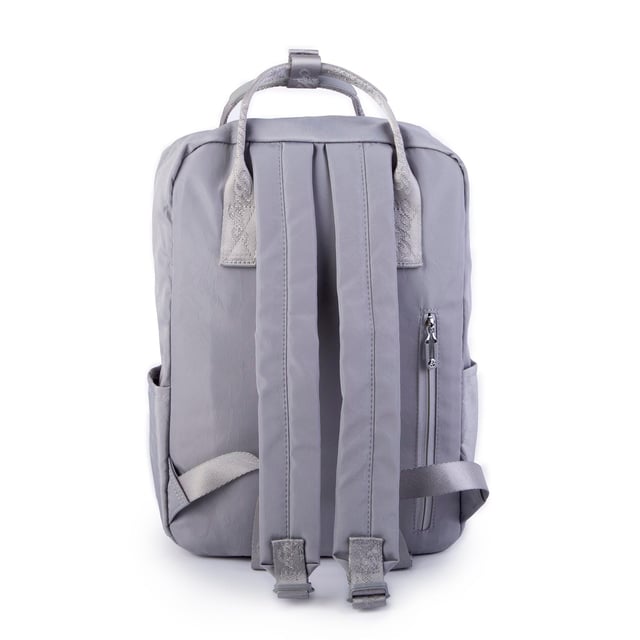 Nas Bag Unisex Sırt ve El Çantası Büyük Boy Su Geçirmez Sırt Çantası (29x40 cm ) Gri