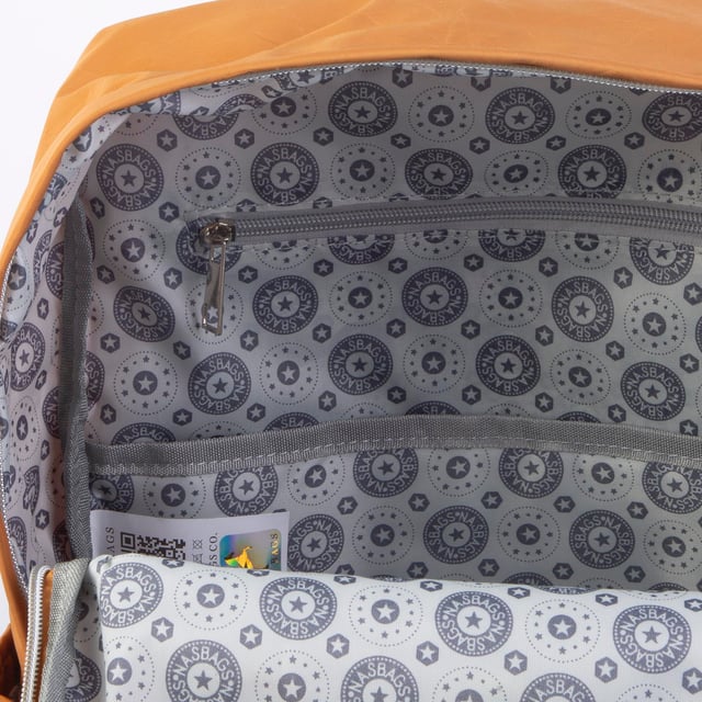 Nas Bag Unisex Sırt ve El Çantası Büyük Boy Su Geçirmez Sırt Çantası (29x40 cm ) Hardal
