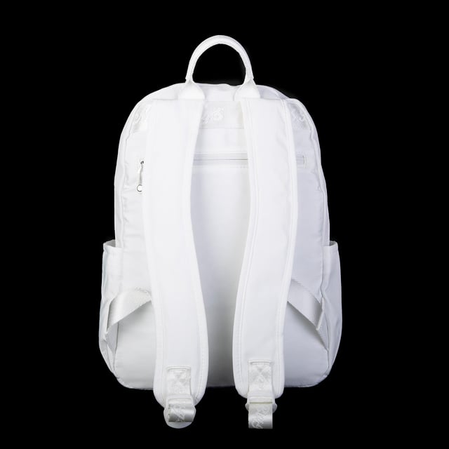Nas Bag Unisex Su Geçirmez Çok Gözlü Extra Hafif Sportif Sırt Çantası Beyaz 