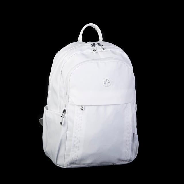 Nas Bag Unisex Su Geçirmez Çok Gözlü Extra Hafif Sportif Sırt Çantası Beyaz 