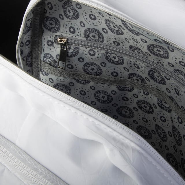 Nas Bag Unisex Su Geçirmez Çok Gözlü Extra Hafif Sportif Sırt Çantası Beyaz 