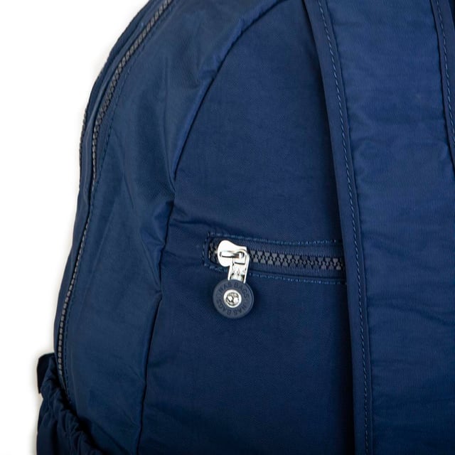 Nas Bag Unisex Su İtici Özellik Kazandırılmış Çok Gözlü Büyük Boy Sırt Çantası Lacivert 