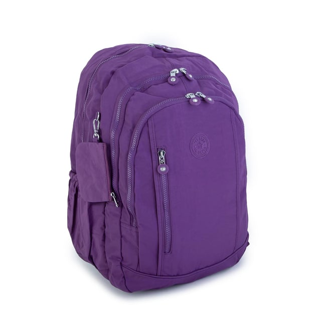 Nas Bag Unisex Zararlı Kimyasal İçermeyen Waterproof Sırt Çantası Mor