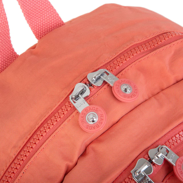 Nas Bag Unisex Zararlı Kimyasal İçermeyen Waterproof Sırt Çantası Somon