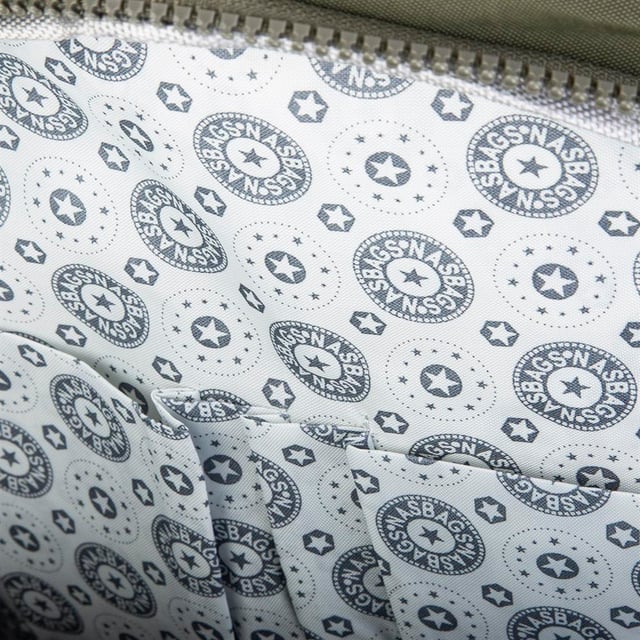 Nas Bag Unisex Zararlı Kimyasal İçermeyen Waterproof Sırt Çantası Koyu Yeşil
