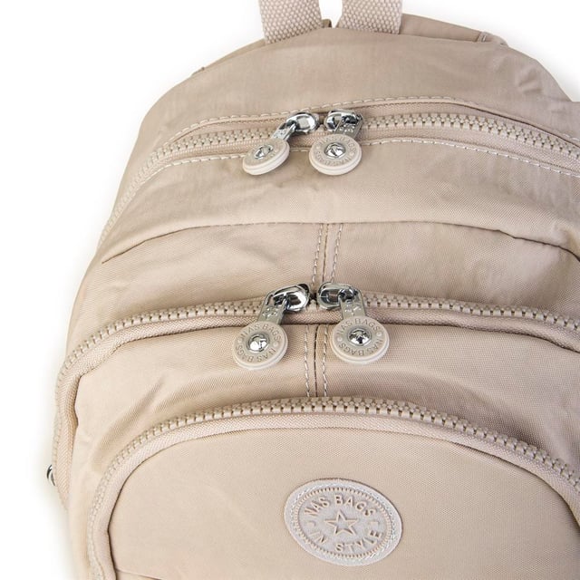 Nas Bag Unisex Zararlı Kimyasal İçermeyen Waterproof Sırt Çantası  Kum ( 30x44 cm )