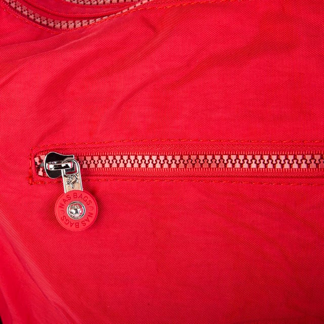 Nas Bag Unisex Zararlı Kimyasal İçermeyen Su İtici Özelliğe Sahip Omuz ve Sırt Çantası Dönüştürülebilir Tasarım  Kırmızı