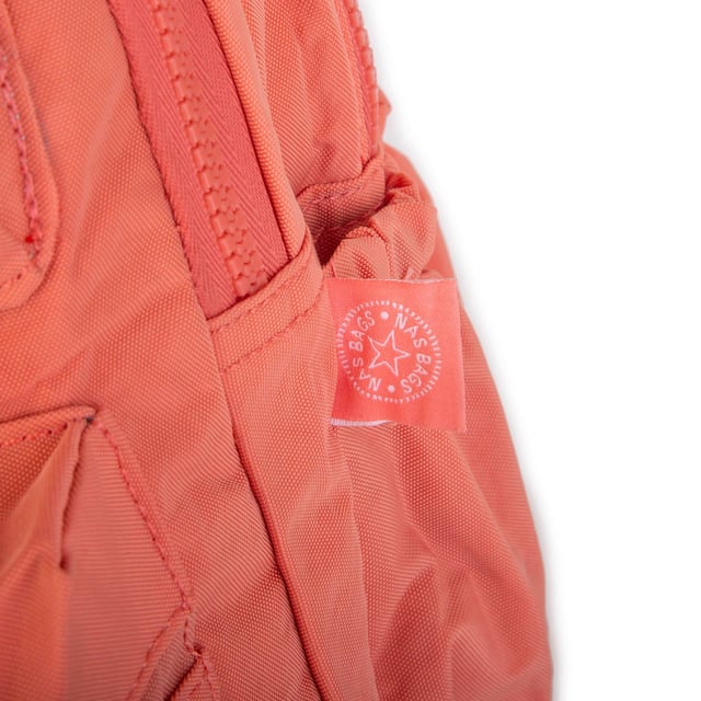 Nas Bag Unisex Zararlı Kimyasal İçermeyen Waterproof Sırt Çantası Somon
