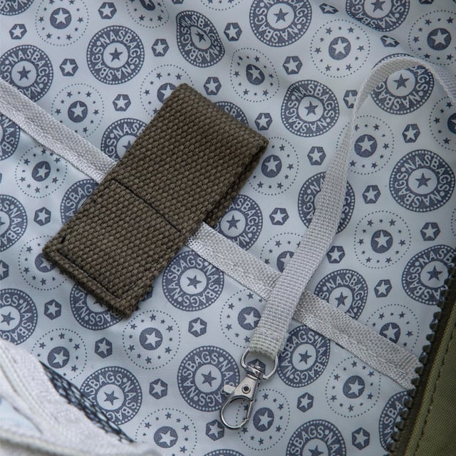 Nas Bag Unisex Zararlı Kimyasal İçermeyen Waterproof Sırt Çantası Koyu Yeşil (35x47x20 cm)