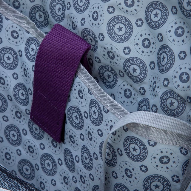Nas Bag Unisex Zararlı Kimyasal İçermeyen Waterproof Sırt Çantası Mor