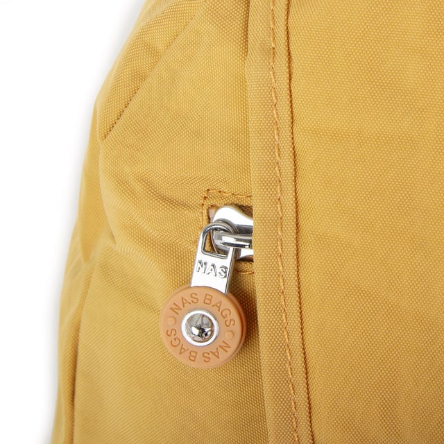Nas Bag Unisex Zararlı Kimyasal İçermeyen Waterproof Sırt Çantası Sarı