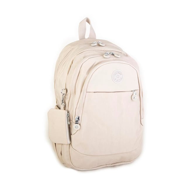 Nas Bag Unisex Zararlı Kimyasal İçermeyen Waterproof Sırt Çantası  Kum ( 30x44 cm )