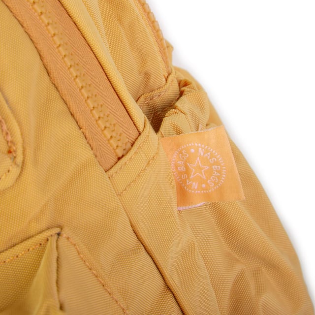 Nas Bag Unisex Zararlı Kimyasal İçermeyen Waterproof Sırt Çantası Sarı