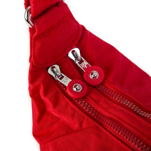 Nas Bag Unisex Zararlı Kimyasal İçermeyen Su İtici Özelliğe Sahip Omuz ve Sırt Çantası Dönüştürülebilir Tasarım  Kırmızı