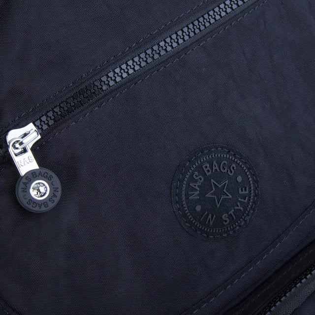 Nas Bag Unisex Zararlı Kimyasal İçermeyen Waterproof Sırt Çantası Siyah