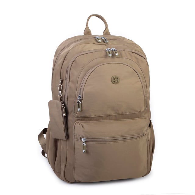  Nas Bag Unisex Büyük Boy Hafif Çok Gözlü Sırt Çantası Haki