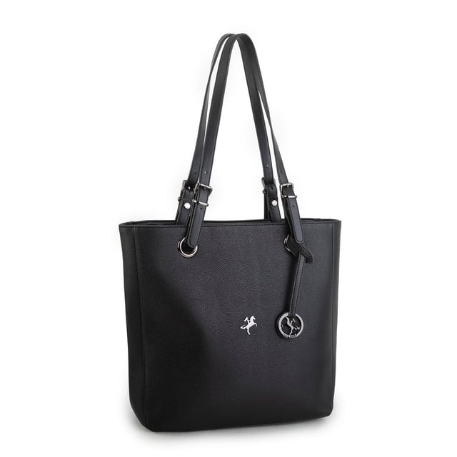 Nas Bag Kadın Büyük Boy Omuz Çantası ( 35x35x12 cm) Siyah Mercan 