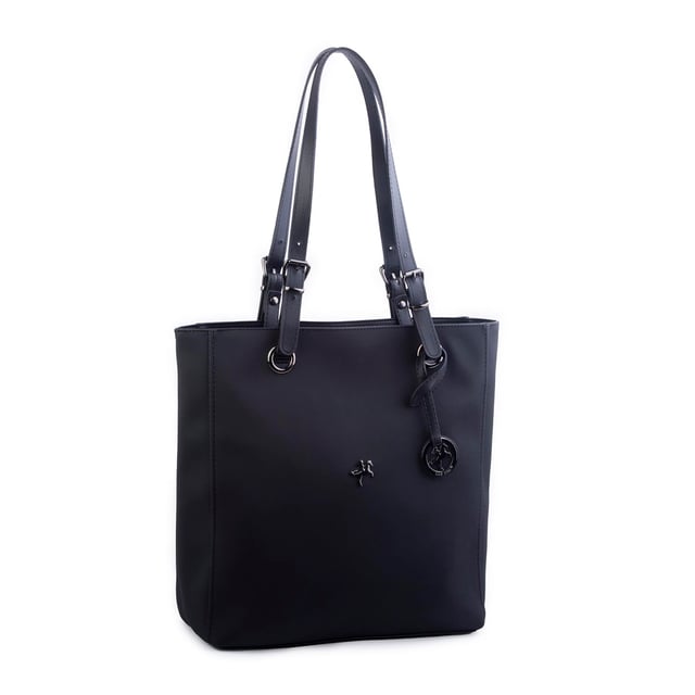 Nas Bag Kadın Büyük Boy Omuz Çantası Siyah Karaca ( 35x35x12 cm) 