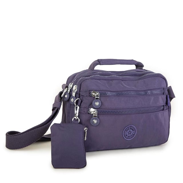 Nas Bag Kadın Çapraz Çanta Koyu Mor