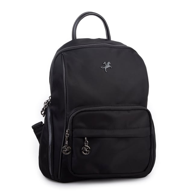 Nas Bag Kadın Çok Cepli Sırt Çantası (en :30cm x boy:34) Siyah İthal Kumaş