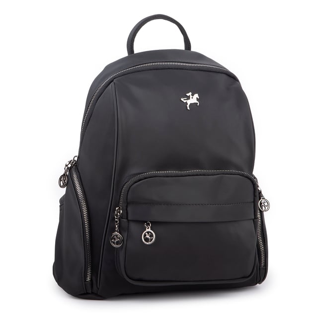 Nas Bag Kadın Çok Cepli Sırt Çantası (en :30cm x boy:34) Siyah Buzzy