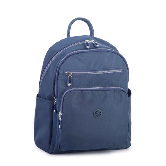 Nas Bag Kadın Çok Gözlü Hafif Su Geçirmez Unisex  (water proof) Çanta Lacivert