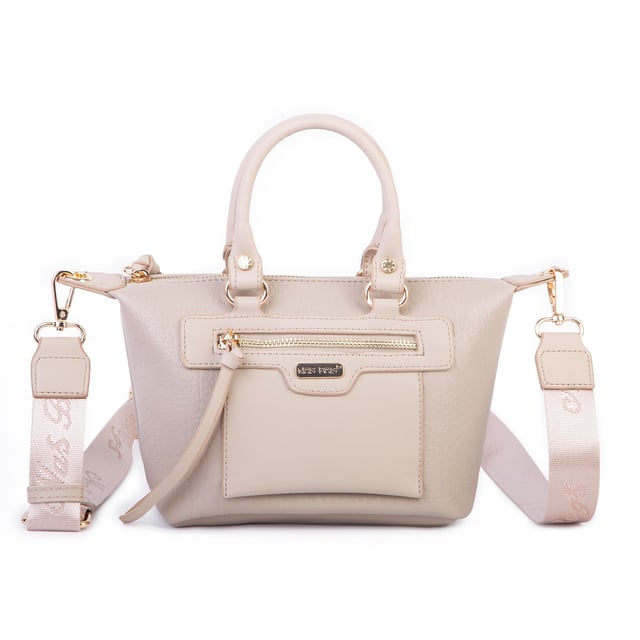 Nas Bag Kadın Mini El ve Postacı Çantası Kum Victoria