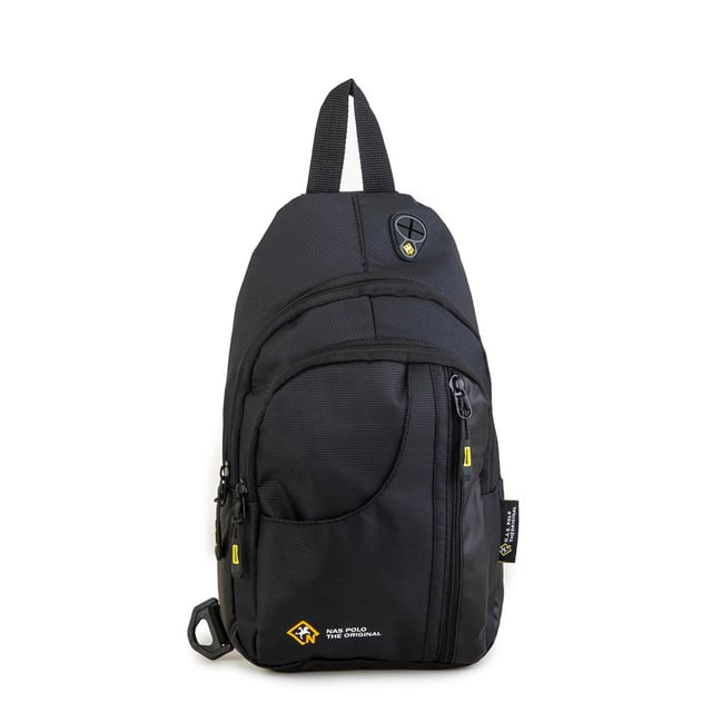 Nas Bag-Nas Polo (Waterproof) Outdoor Erkek Bel Ve Çapraz Body Bag Siyah