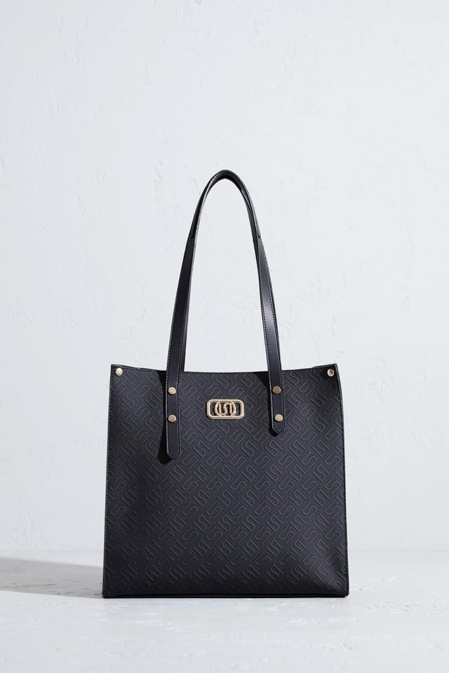 Sarach Monogram Üç Bölmeli Çanta