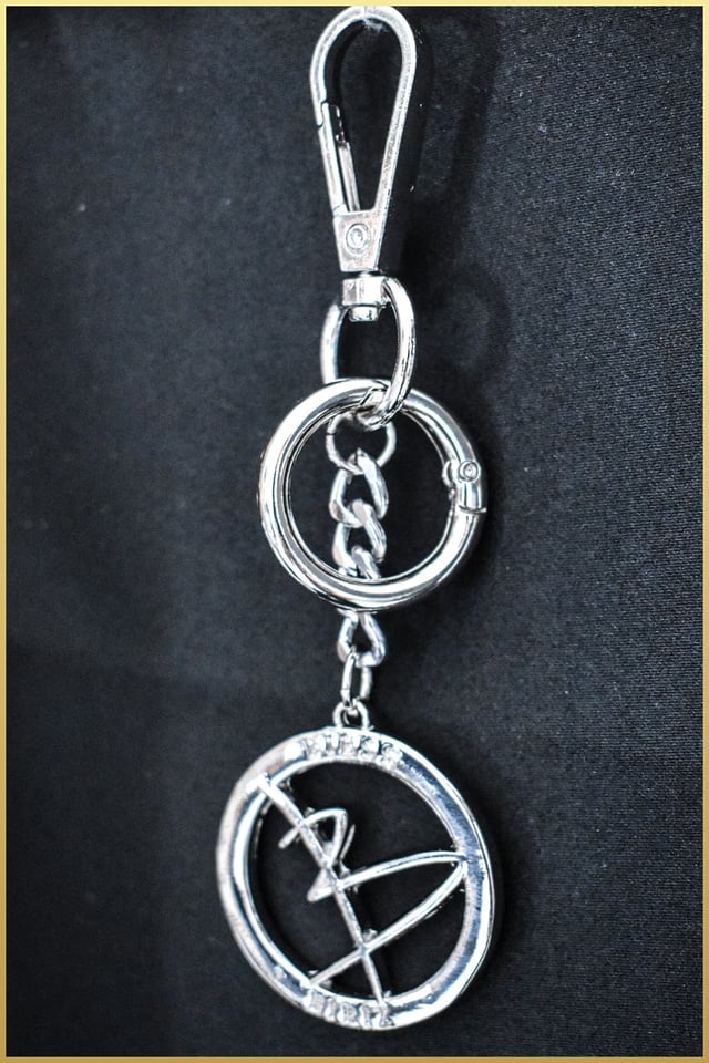 BIESS Gümüş Halka Aksesuarlı Charm Anahtarlık - Gümüş