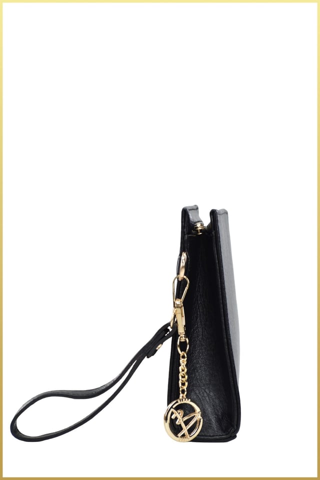 Biess Portföy Clutch El Çantası (Charm Hediyeli) - Siyah