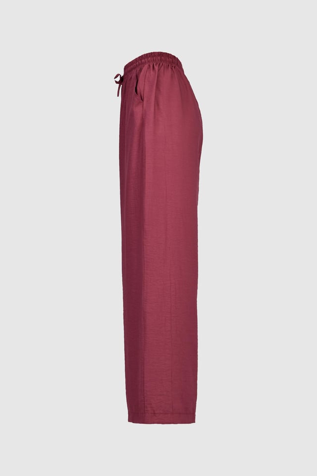 Çilek Kumaş Yazlık Pantolon -Bordo