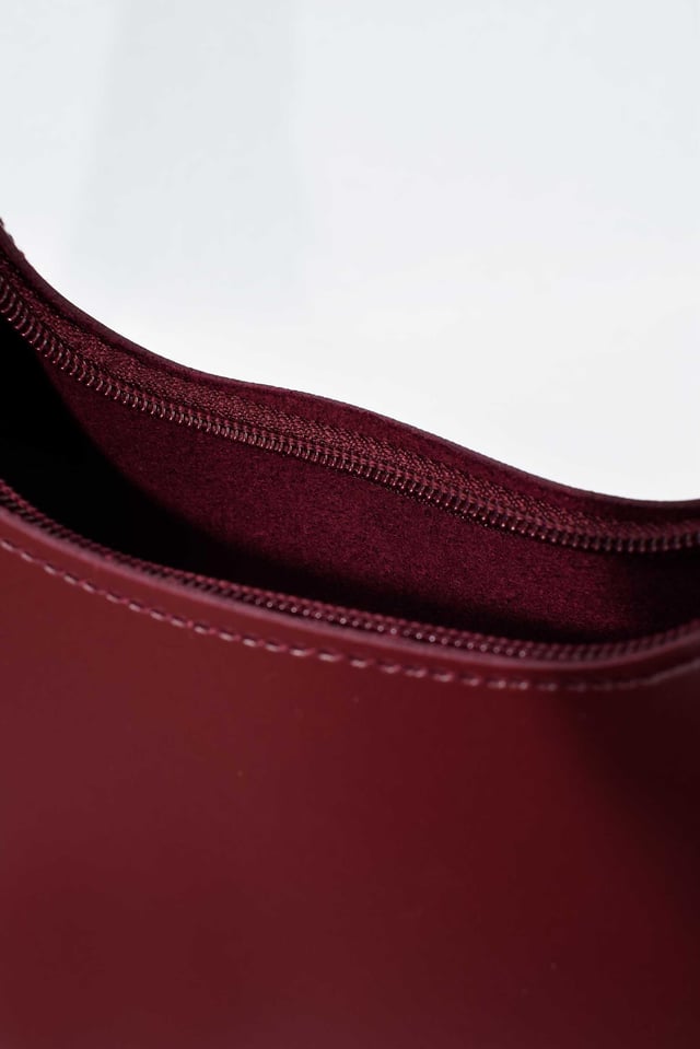 Kadın Mini Baget El Çantası - Bordo