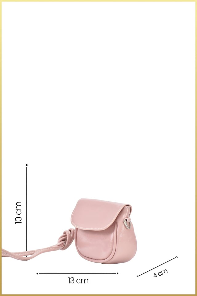 Lovely Kadın Mini Ayarlanabilir Askılı Omuz Çantası - Pembe
