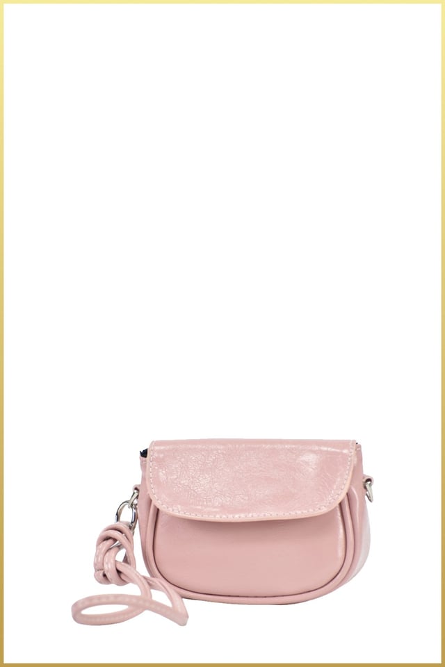 Lovely Kadın Mini Ayarlanabilir Askılı Omuz Çantası - Pembe