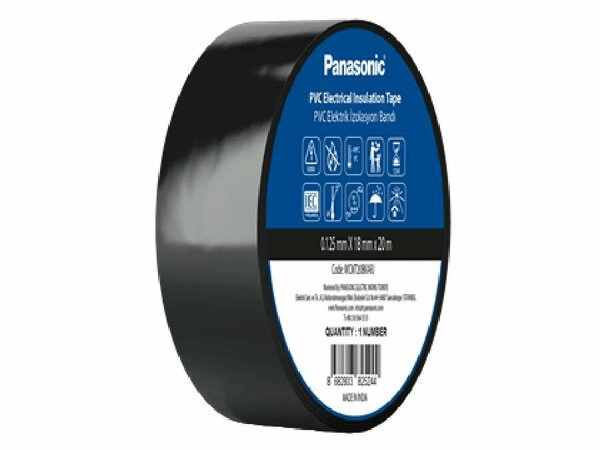 PANASONİC SİYAH PVC İZOLE BANT 20MT
