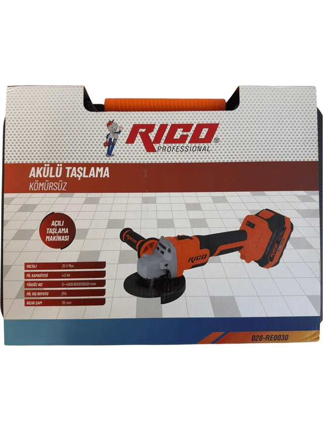 Rico 028-RE0030 Akülü Avuç Taşlama Makinesi
