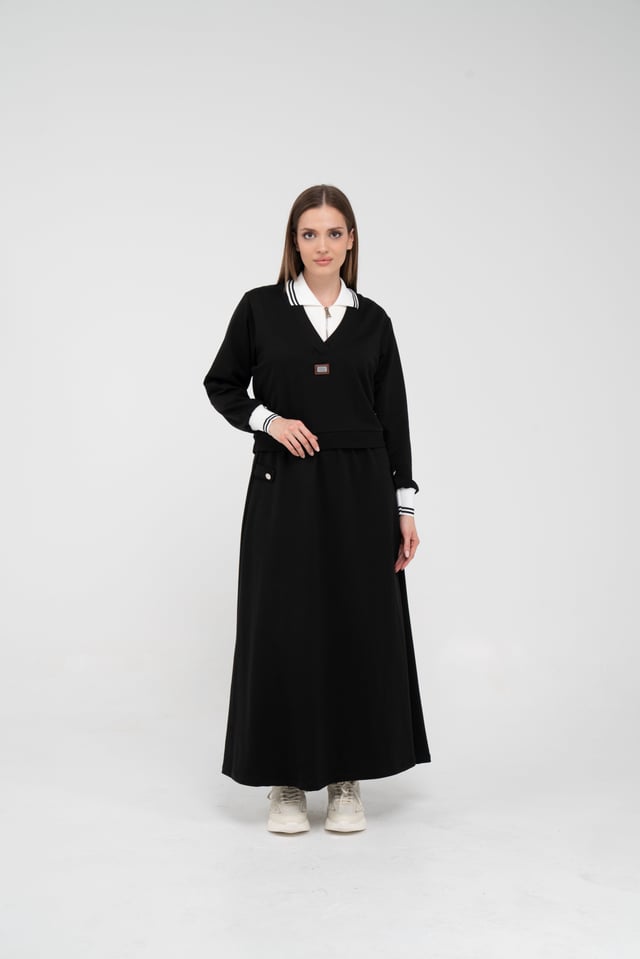 Spor Etekli Oversize Kadın Takım K1750