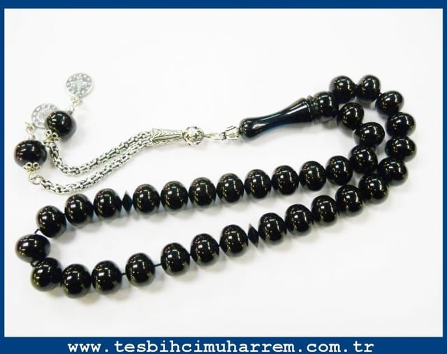 9X10 mm BİLEKLİK PETROL MAVİSİ ATEŞ-İ KEHRİBAR TESBİH