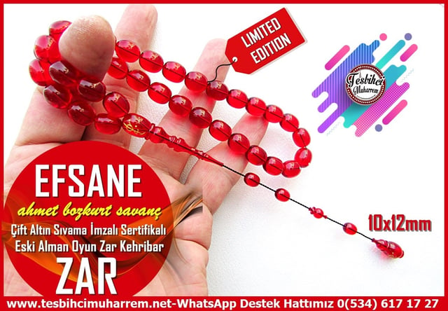Zar Kehribar TesbihTM14552Ahmet Bozkurt Savanç Usta İmzalı Oyun Zarı Kehribar Katalin Tespih I Orjinal Alman Malzeme Usta Kutulu Efsane Tesbih Ahmet Bozkurt Savanç Usta İmzalı Oyun Zarı Kehribar Katalin Tespih I Orjinal Alman Malzeme Usta Kutulu Efsane Tesbih