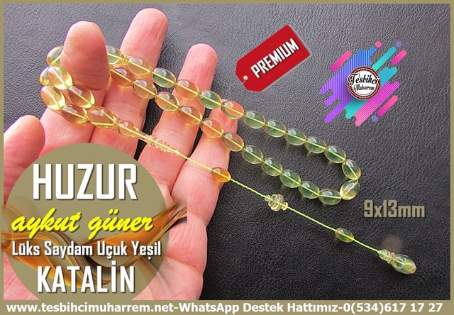 Katalin Ve Bağa TesbihlerTM14276Aykut Güner Usta İmzalı Premium Uçuk Yeşil Katalin Tespih I Beyzi Kesim Özel Çalışma Huzur Tesbih Premium Uçuk Yeşil Katalin Tespih I Beyzi Kesim Özel Çalışma Huzur Tesbih 