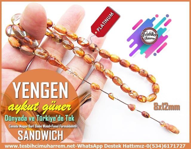 Katalin Ve Bağa TesbihlerTM13878Aykut Güner Usta Tornası Sandwich Tespih I Türkiye'de ve Dünyada Bir İlk ve Tek Mappa Burl Slaps ''Yengen'' TesbihTespih Sandwich l Türkiye'de ve Dünyada Bir İlk ve Tek Mappa Burl Slaps Yengen Tesbih