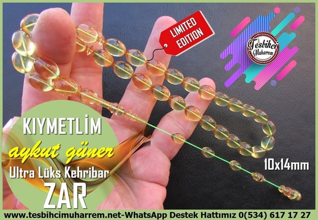 Zar Kehribar TesbihTM14548Aykut Güner Usta Zar Kehribar Tespih I Kolleksiyonluk Limited Edition Kıymetlim TesbihAykut Güner Usta Zar Kehribar Tespih I Kolleksiyonluk Limited Edition Kıymetlim Tesbih