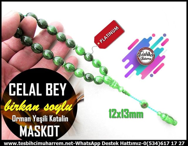 Katalin Ve Bağa TesbihlerTM12439Bilek Boy Katalin Tespih Yeşil Damarlı Beyzi Kesim Maskot Bileklik Efe Celal Bey TesbihBilek Boy Katalin Tespih Yeşil Damarlı Beyzi Kesim Maskot Bileklik Efe Celal Bey Tesbih