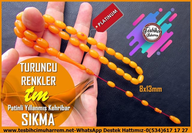 Osmanlı Benzetme Eskitme Eski Usül TesbihlerTM13969Birkan Soylu İmzalı ''Sarı Tutku'' Tesbih – Yıllanmış Sıkma Kehribar, Beyzi Kesim, Patinli El Yapımı Özel Tasarım TespihTespih Sıkma Kehribar I Patinli Badem Kesim Yılanmış Renginin Doruğunda Turuncu Renkler Tesbih