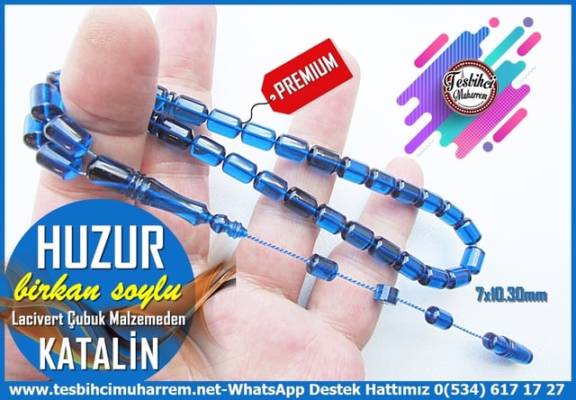 Katalin Ve Bağa TesbihlerTM14586Birkan Soylu Usta İmzalı Katalin Tespih I Premium Çalışma Lacivert Kapsül Kesim Huzur TesbihBirkan Soylu Usta İmzalı Katalin Tespih I Premium Lacivert Kapsül Kesim Huzur Tesbih