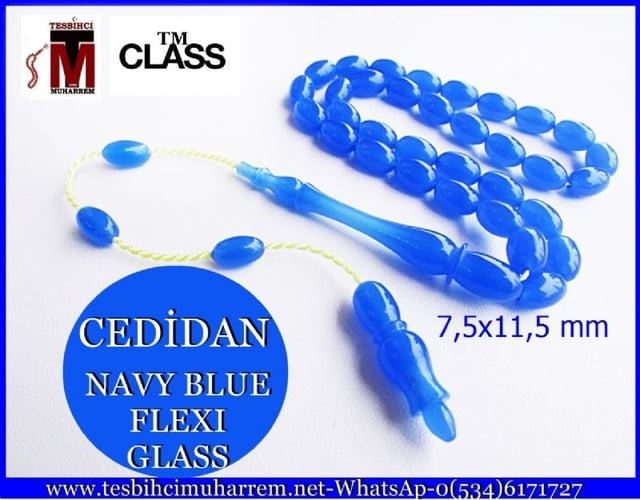FLEXI GLASS 7,5x11,5 mm NAVY BLUE CEDİDAN
