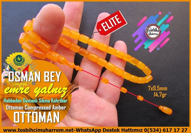 Osmanlı Antika Vişne Ton TesbihlerTM14441Emre Yalnız Usta İşçilikli  Sıfır Yapı Habbeden Sarı Damarlı Osmanlı Sıkma Kehribar Tesbih I Kapsül Kesim Osman Bey Tesbih Habbeden Sarı Damarlı Osmanlı Sıkma Kehribar Tesbih I Kapsül Kesim Osman Bey Tesbih
