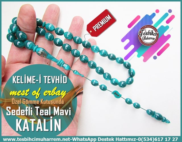 Katalin Ve Bağa TesbihlerTM13157En kaliteli Katalin malzemeden üretilmiş, sertifikalı, muazzam Teal Mavisi Tesbih'i Tesbihcimuharrem.net'ten hemen satın alın! Kaliteli ve uygun fiyatlar burada.Tespih Katalin Teal Mavisi Özel Gömme Kutulu Sertifikalı Muazzam Kelime-i Tevhid Tesbih