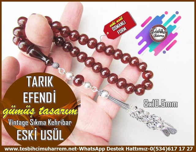 Osmanlı Benzetme Eskitme Eski Usül TesbihlerTM12148Gümüş Tasarım Osmanlı Form Eski Usül Kahve Vintage Sıkma Kehribar Tesbih Tarık Efendi Gümüş Tasarım Osmanlı Form Eski Usül Kahve Vintage Sıkma Kehribar Tesbih Tarık Efendi 
